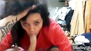 Senior woman enjoying a young man's cock