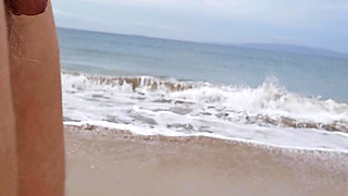 Heading Back Along the Sand