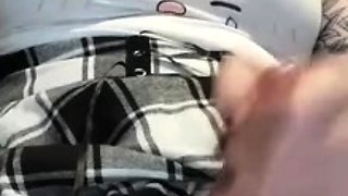 Mommy Ren - Huge Hairy Tranny Cock Masturbating And Cumming