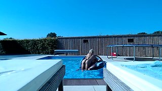 Sexy amateur blonde hot sex in public