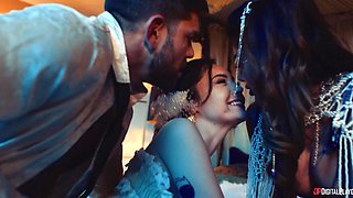 Raunchy tarts emotional xxx scene