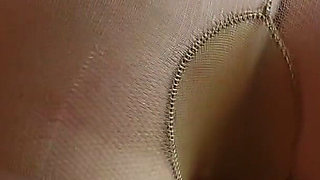 Masturbation Under Nylon Tights