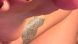 Foot Tease and Dildo Fuck