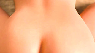 Freshwomen Season 3 - Big Ass 18yo Blonde and Redhead Slutty Teens Please One Huge Cock in a Threesome