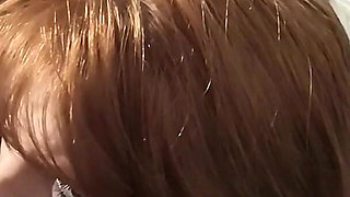 Amateur Redhead Orgasms as She Gets a Facial - V2