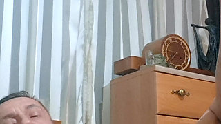 Playing with a banana. I fuck my ass with a banana and put it in my mouth after fucking my ass