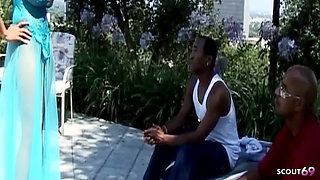 Ebony MILF Carmen Hayes with Big Natural Tits Gets Fucked by Thick Black Cocks in a Threesome