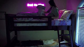 Step Sister Gets Plowed Hard by Her Brother – Creampie