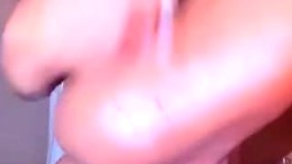 ThePrettiestForeignFromX Standing Masturbation In The