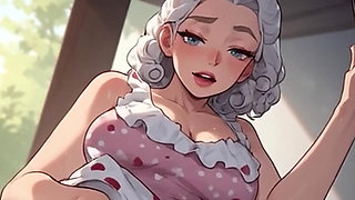 Waifu Mature Teacher POV - Sunflower Dress Bench Close-Up Teasing & Fucking (1m Preview)