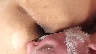 Rich7410 Licking My Hairy Pussy and Butthole Till I Orgasm.