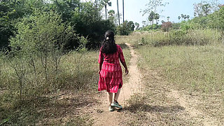 Hot Indian Housewife Outdoor Fuck with Palani69 and Laxi Ammu - Blowjob & Role Play
