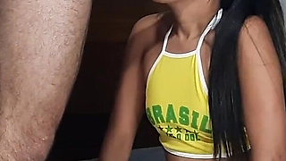 Go Brazil Makes the Goal Enters with the Ball and Everything in My Ass