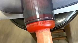 Gatling Toy Review and POV Demo with Three Cumshots!