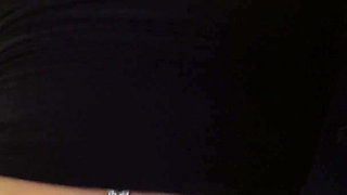 Bimbo Fucks During Livestream in Short Shorts and Heels