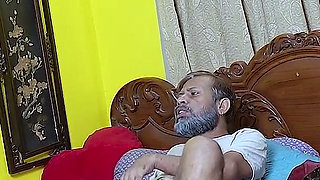 Desi Old Sasurji Fucks His Two Daughter in Laws When Their Husband Not at Home ( Hindi Audio )
