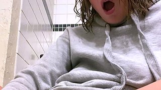 Stacked brunette goes solo toys and masturbation