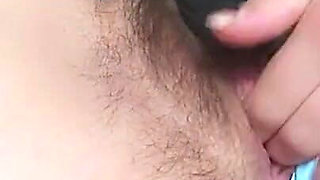 Elizabeth Hunny Close Up Hairy Pussy Play