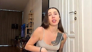 POV: Locked Toilet Door: a Powerful Stream of Urine on the Floor and Talking to You