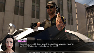 Exciting games: the girl got caught doing a blowjob and got covered her face with a huge cum load in the car ep 10