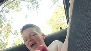 Squirting Car Play, Almost Busted