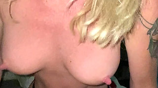 Amateur Sissy Crossdresser gets Fucked by a Stepmom with strap on dildo in lingerie stockings