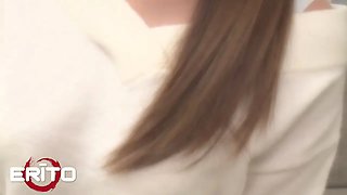 Erito - trendy brunette loves her dildo before suggesting her pussy for a deep internal cumshot