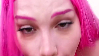 I Creampie a Big Tits PAWG with Pink Hair and Vagina at the Gym