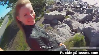 Hardcore glasses - beach and mall casual sex