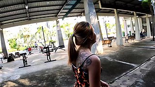 Hot amateur Thai teen Water needs a ride