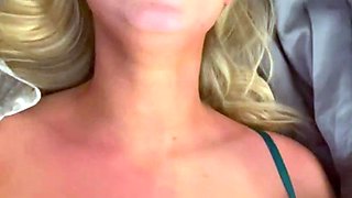 KatieBeex Gets Banged Wearing Her Green Lingerie