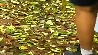 House Wife on Vacation, Walking Naked in Jungle. Exposing Her Sexy Ass and Bigg Boobs