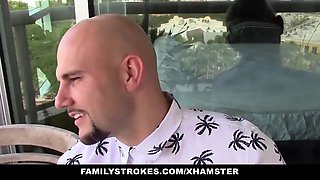 Familystrokes - checking out and fucking my step-sister outdoors