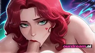 Ourdream - Point of view: Ginger-haired Anime Lady Pounds Me In Space