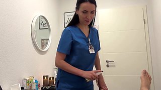 Busty stepmom was about to massage him, when thing got heated POV