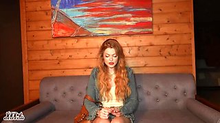 Best Friend's Daughter Soaking Wet At My Door - Amateur Redhead Submissive Roleplay