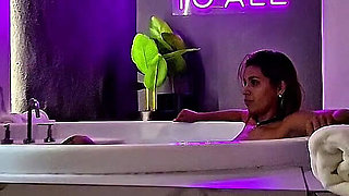 Behind the Scenes in the Motel Jacuzzi. Masturbation and Sex