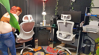 Buttcrack Exposed Dusting Home Office