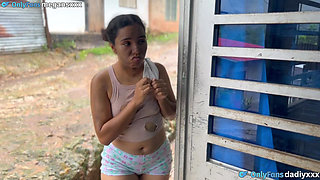 A little bath and I take her home.