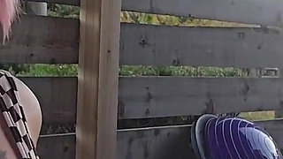 Whoopsie. Worked Out, Then Fucked a Dumbbell with Pink
