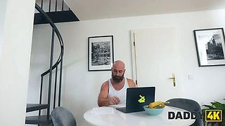 Daddy4k. please train him how to nail a young and insane chick