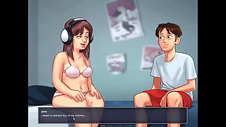 Summertime Saga June Animation Collection [part 22] Nude Sex Game Play [18+] Adult Game Play