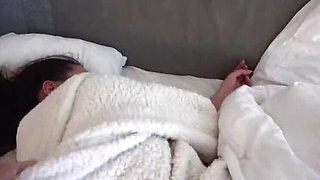 Identical Brunette Sluts Fuck Old Man POV Doggy Style