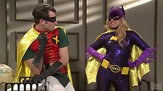 PBBatman XXX 35 Molls Fucked By Joker In 3P Andy San Dimas, Syren Sexton Vintage Retro Pinup FFM Parody Superheroine Costume Cosplay Hairy Pussy Hotwife Cumshot Facial