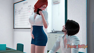 Fucking the Boss in the Office