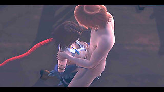 Final Fantasy X-2 Hentai - Yuna Handjob and Boobjob - Japanese Asian Manga Anime Film Game Porn