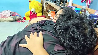 Girl friend first time sex with boy friend in home and piss , Girl friend and boy friend hot fuck and pee in bedroom