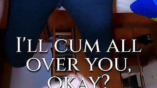 Caught After Cumshot on My Cute Tits
