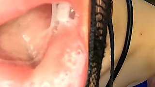 Japanese Slave Training: Lotion Blowjob with Oral Ejaculation - Eating Semen...