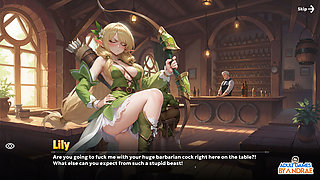 Isekai Waifu Overlord Gameplay Part 12 - Unlocked Ruby and Lily's H-Scene Tavern Sex